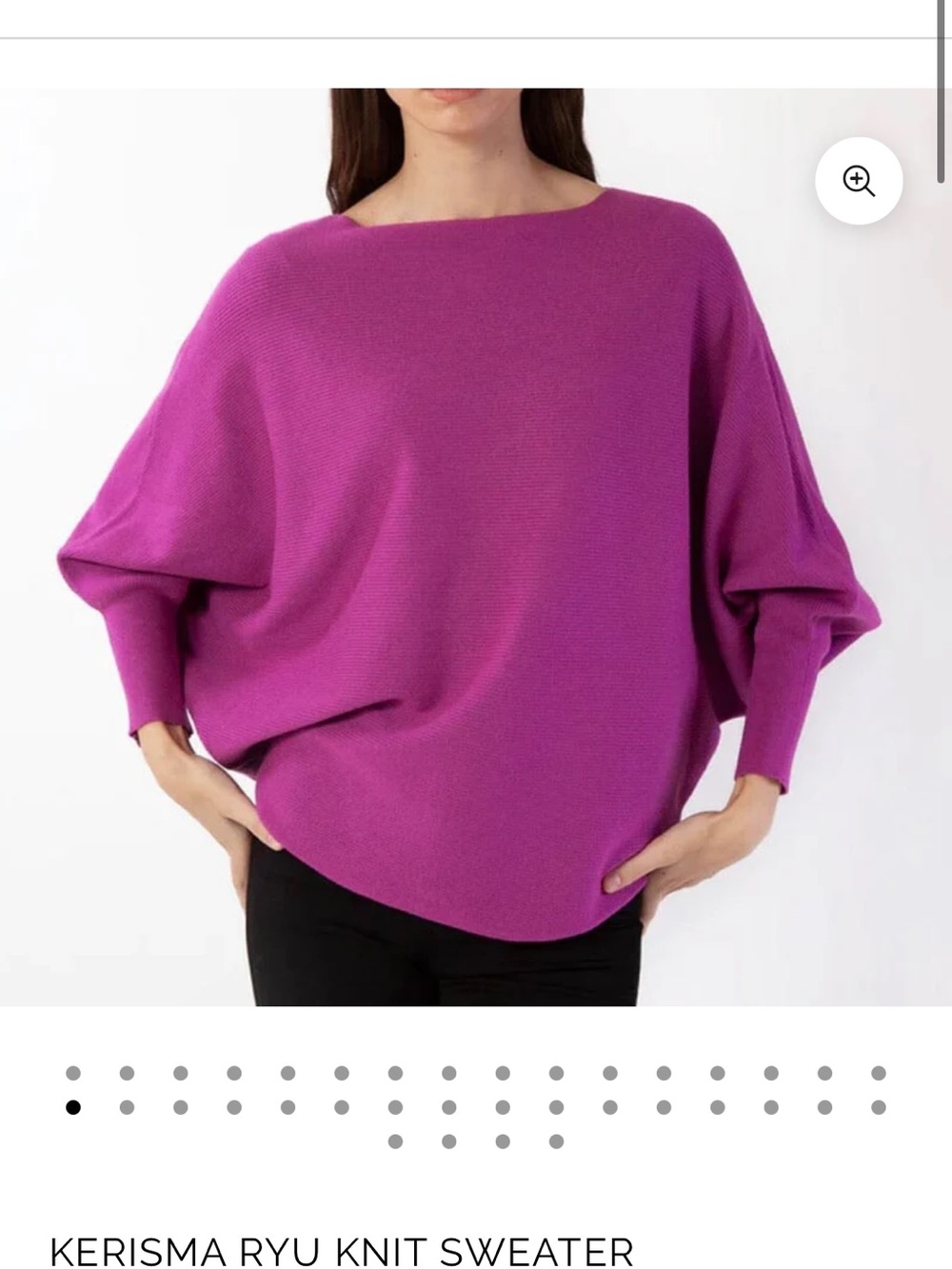 Kerisma Women's Bright Magenta Pullover Sweater